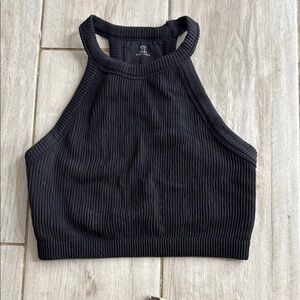 Aerie Ribbed Halter Top